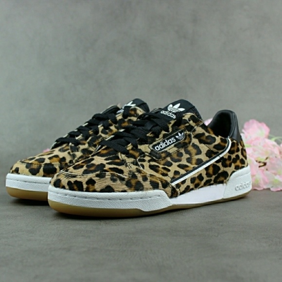 adidas Shoes - NWT Adidas Leopard Print Real Fur Sneakers